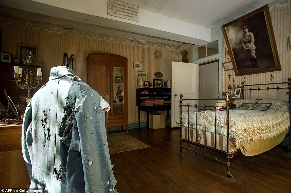 Habitación de un soldado que murió en la primera guerra mundial