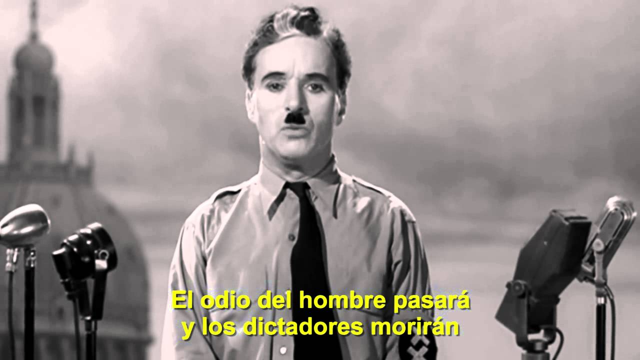 Discurso Del Dictador Charles Chaplin Español
