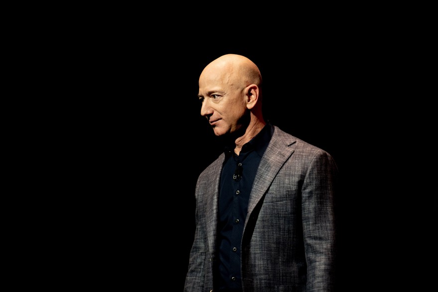 Jeff Bezos presenta el módulo lunar de Blue Origin