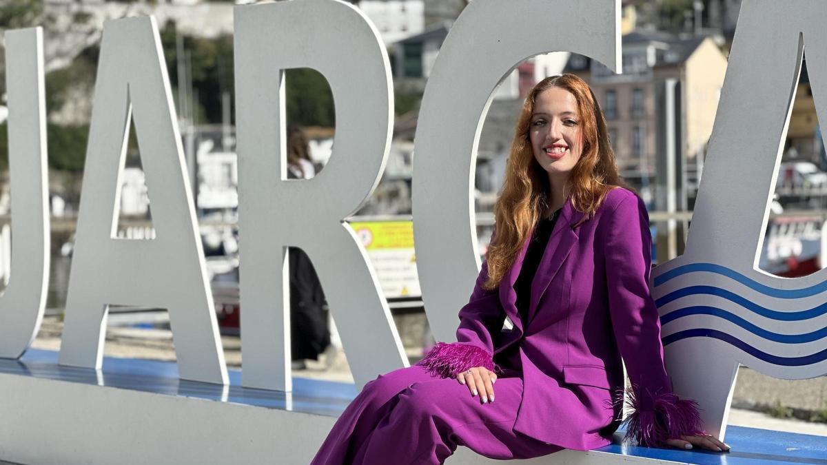 Elisa Gutiérrez en Luarca