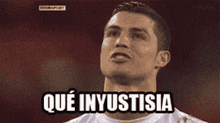 Cristiano Ronaldo: qué inyustisia