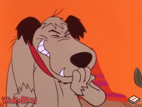 Patán riéndose por lo bajo